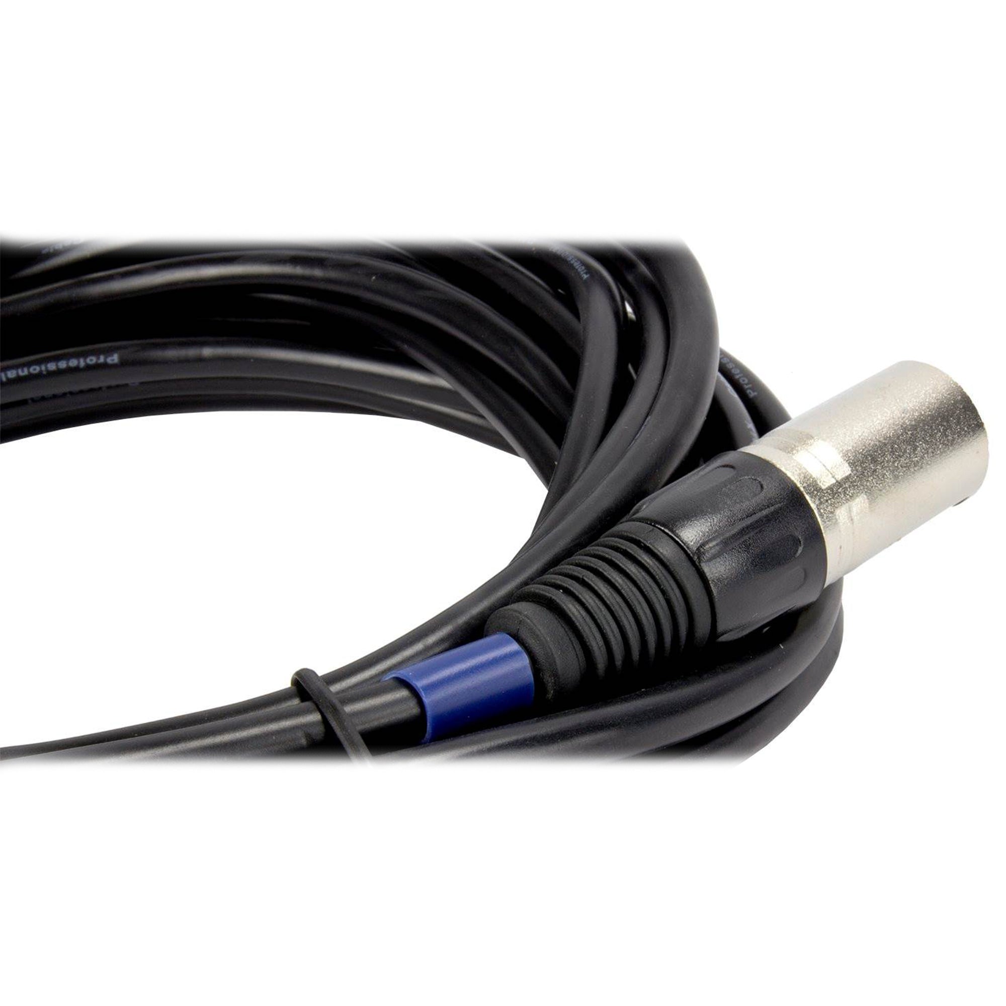 CHAUVET DJ I 10 Foot Male to Female 3 Pin DMX Lighting Effect Cables (2 Pack)