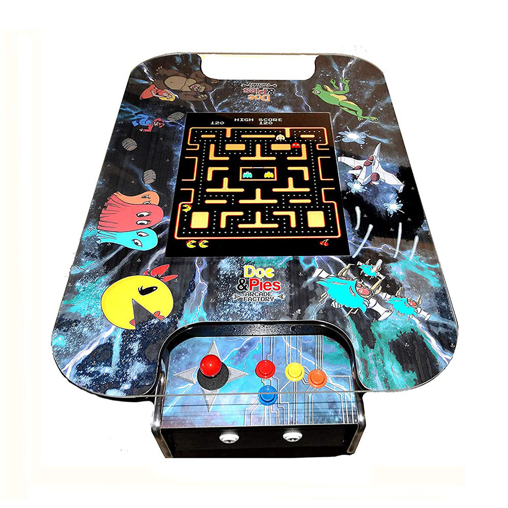 Doc and Pies Arcade Factory LCD Screen Cocktail Machine with 60 Retro Games (Used)