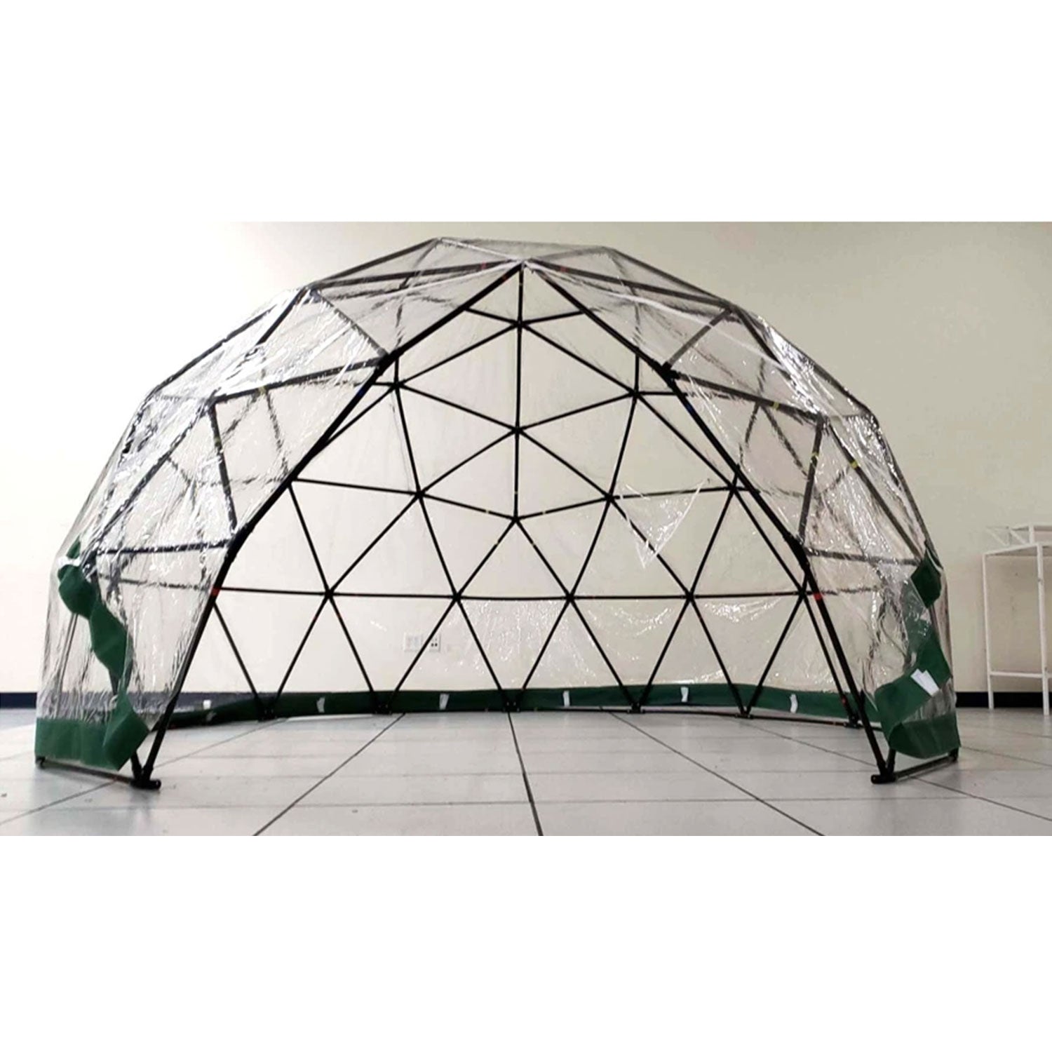 Sonostar Hub Standard Bubble Dining Pod Glamping Dome Gazebo Shelter Kit, Black - VMInnovations