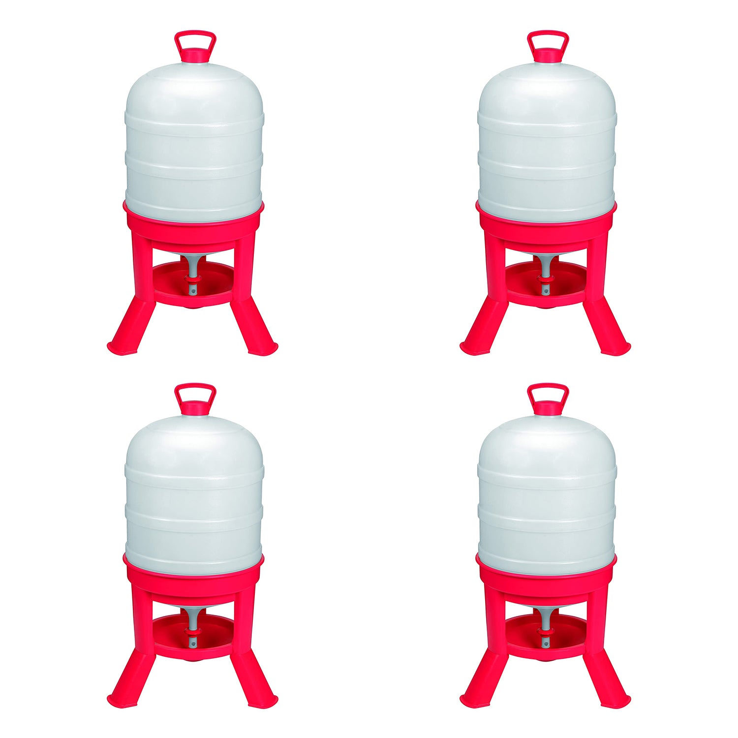Little Giant DOMEWTR10 10 Gallon Tank Poultry Chicken Gravity Waterer (4 Pack)
