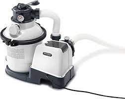 Intex 2,150 GPH Krystal Clear Saltwater System and Sand Filter Pump (Brown Box) - VMInnovations