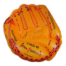 Swimline Giant Inflatable 62 Inch Baseball Glove Swimming Pool Float + Air Pump - VMInnovations