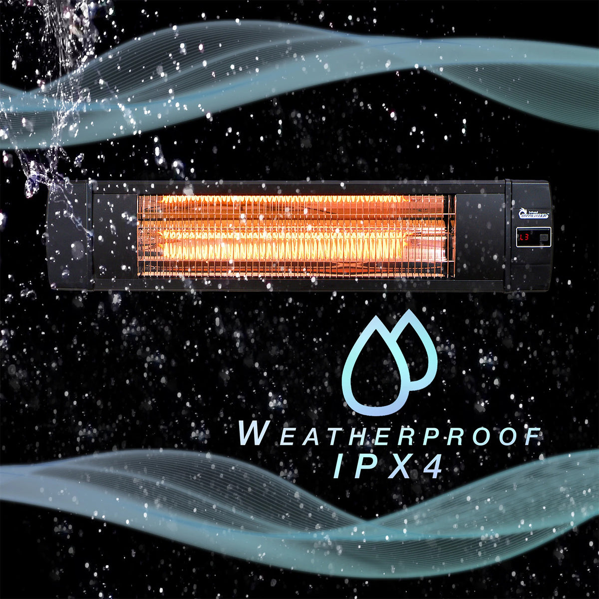 Dr. Infrared 1500W Carbon Infrared Wall or Ceiling Heater (For Parts)