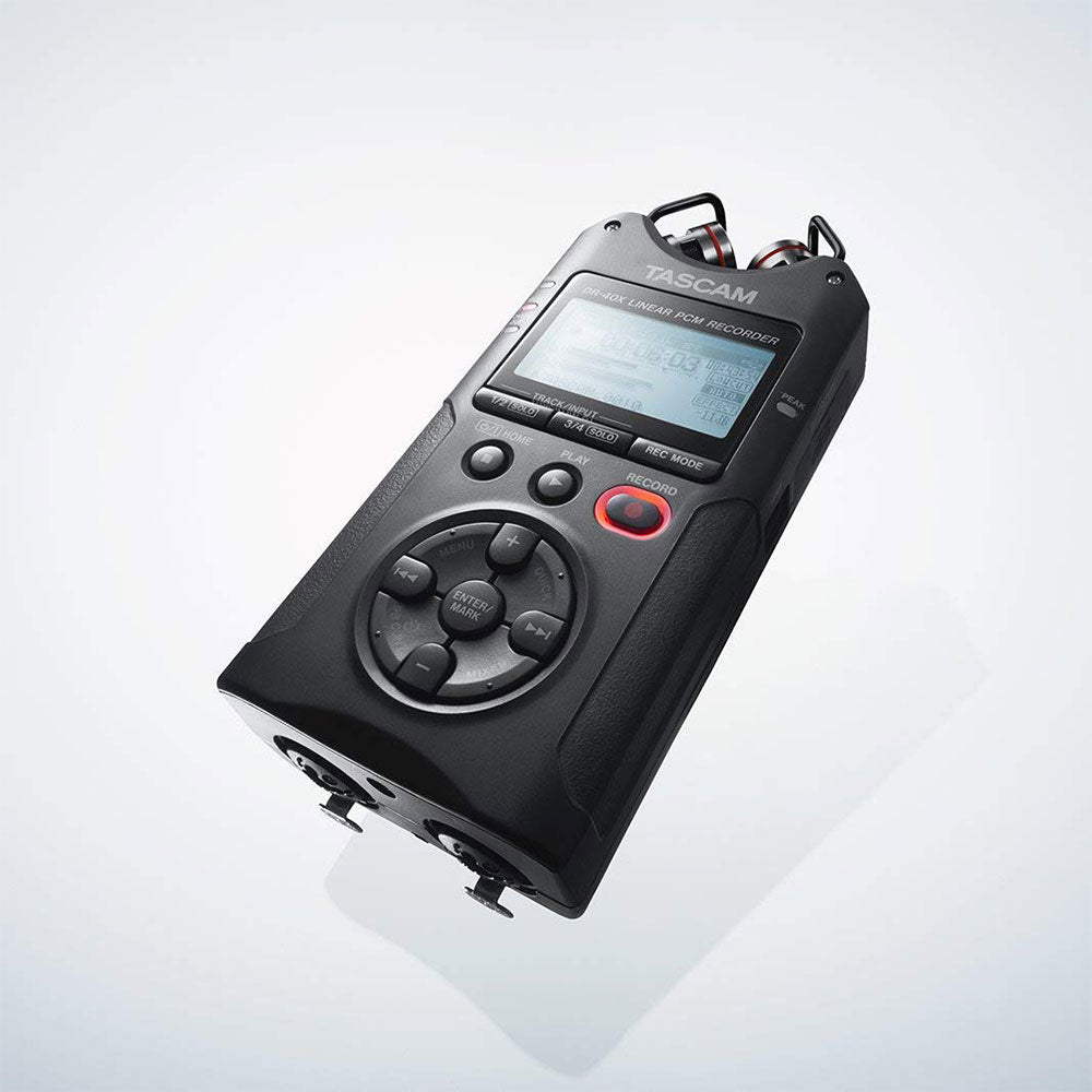 Tascam 4-Track Digital Audio Recorder + Memory Card + Home & Studio Headphones - VMInnovations