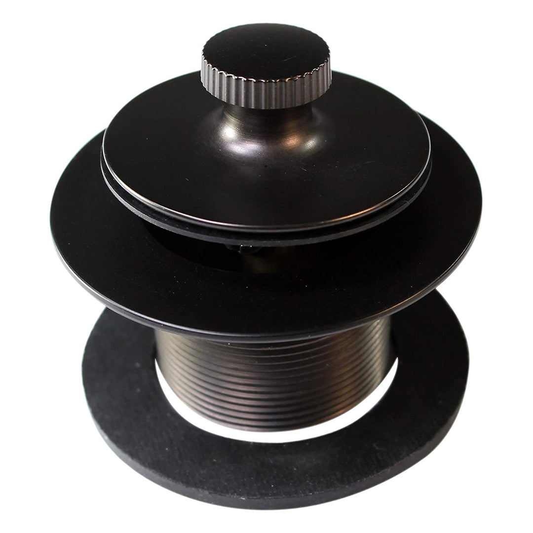 Westbrass 1.5 Inch Twist & Close Bathtub Trim Set w/ 1 Hole Faceplate, Bronze - VMInnovations