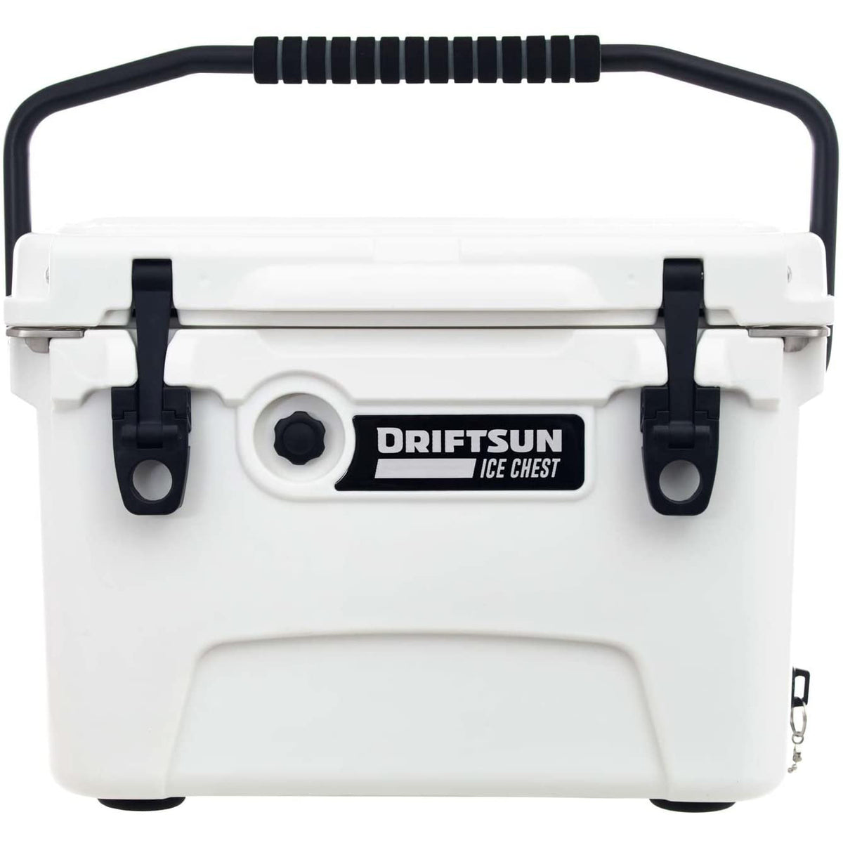 Driftsun Portable 20 Quart Insulated Hardside Ice Chest Cooler, White (Used)