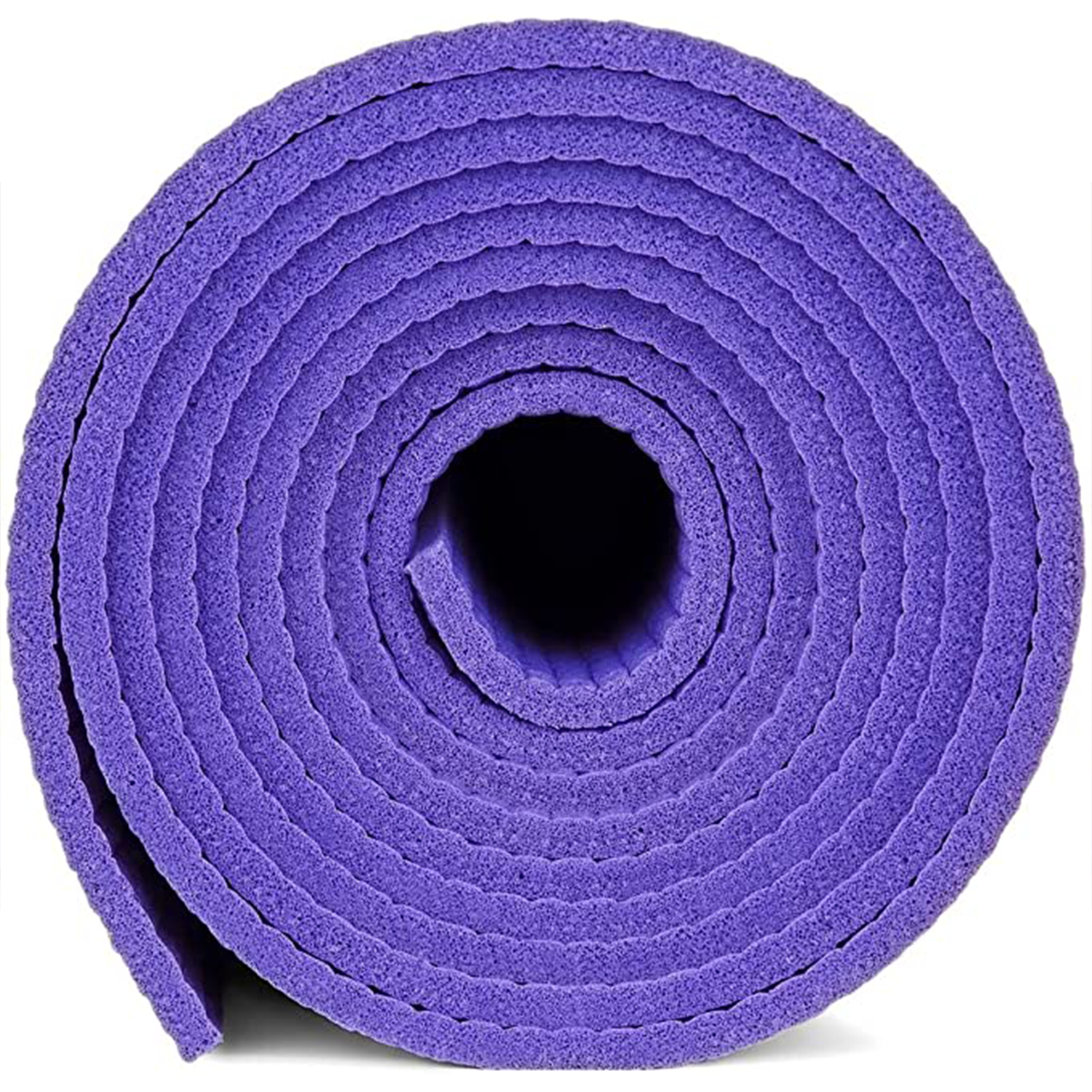Yoga Accessories 0.25 Inch Thick Non Slip Pilates Mat, Dark Purple (Open Box) - VMInnovations