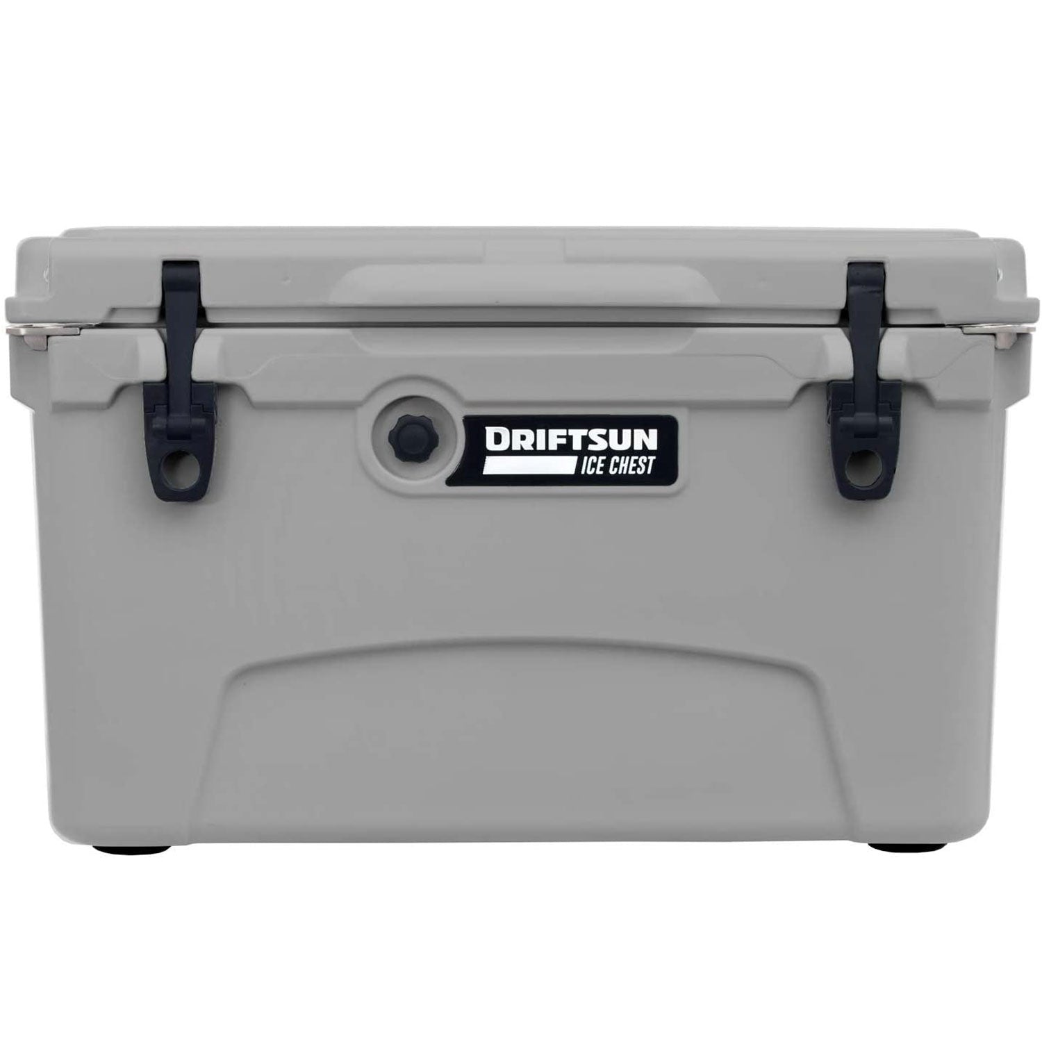 Driftsun Portable 45 Quart Insulated Hardside Ice Chest Cooler, Grey (Open Box)