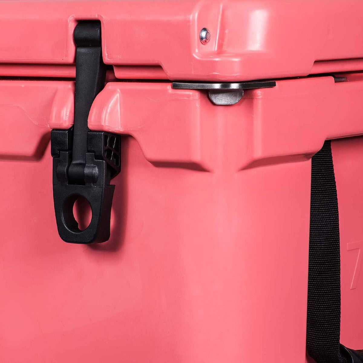 Driftsun 70 Quart Rolling Insulated Rotomolded Cooler Chest, Coral (Open Box)