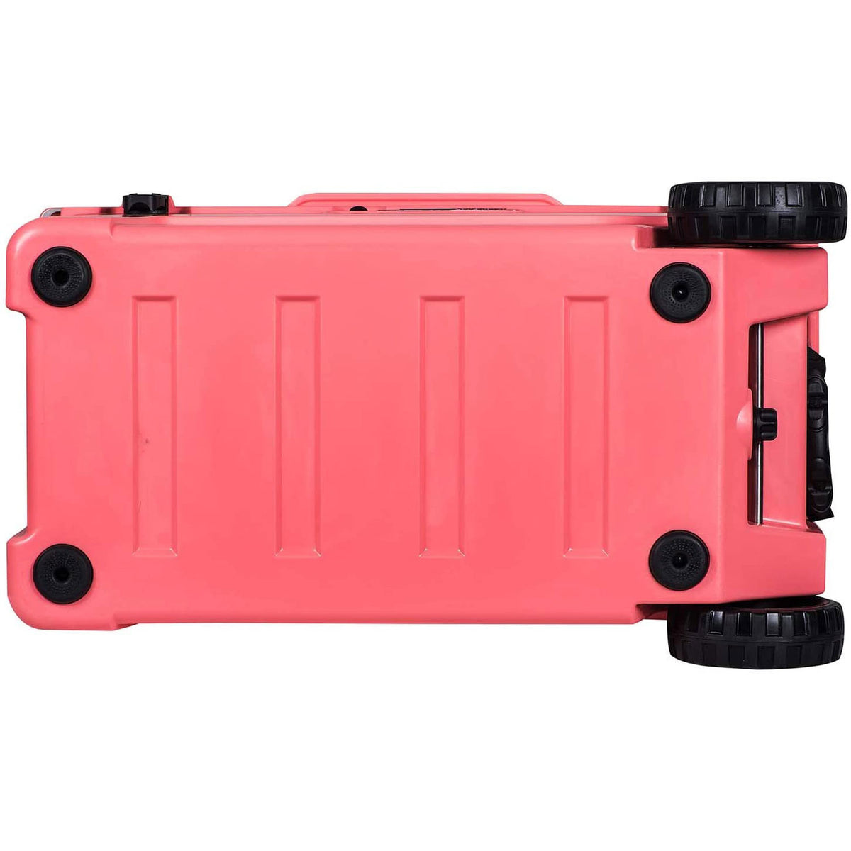 Driftsun 70 Quart Rolling Insulated Rotomolded Cooler Chest, Coral (Open Box)