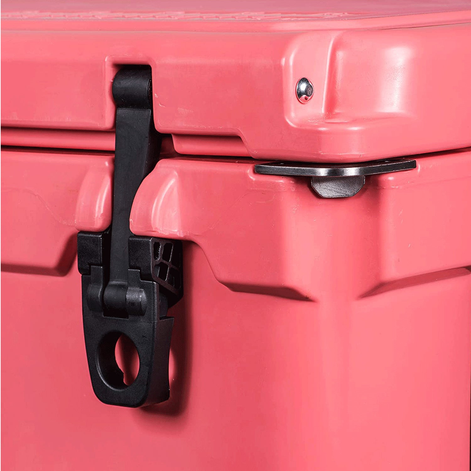 Driftsun Portable 75 Quart Insulated Hardside Ice Chest Cooler, Coral (Open Box)