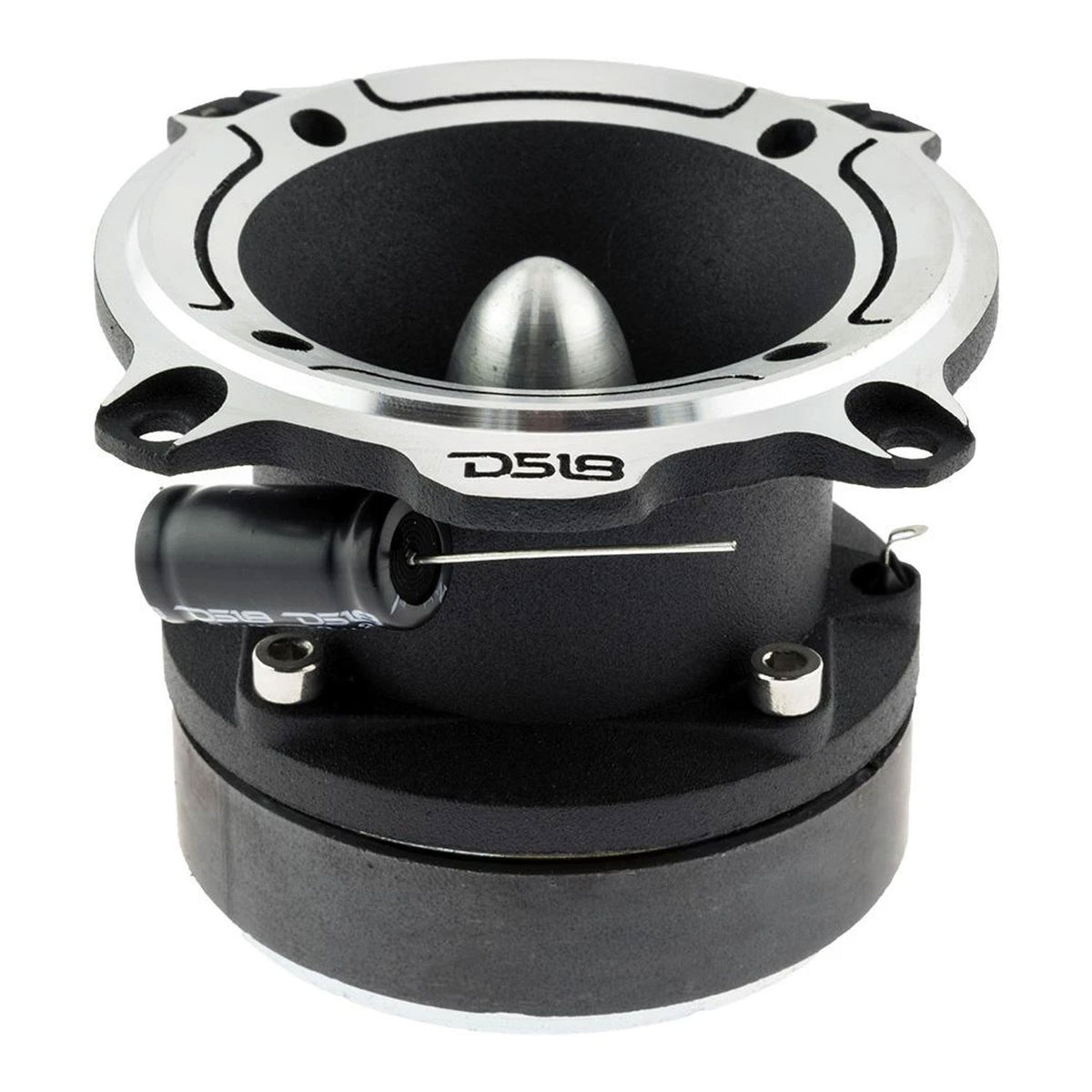 DS18 PRO 1" 350W Bullet Tweeter, Pair w/Crunch 300W 6.5" Speakers (2 Pairs)