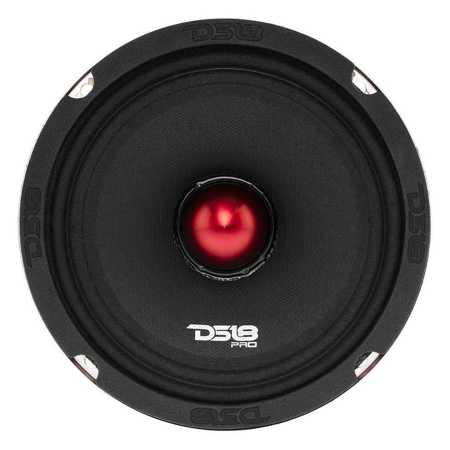 DS18 Pro X 6.5" 500W Car Speaker (2 Pack) w/Audiopipe 3.75" Bullet Tweeter, Pair