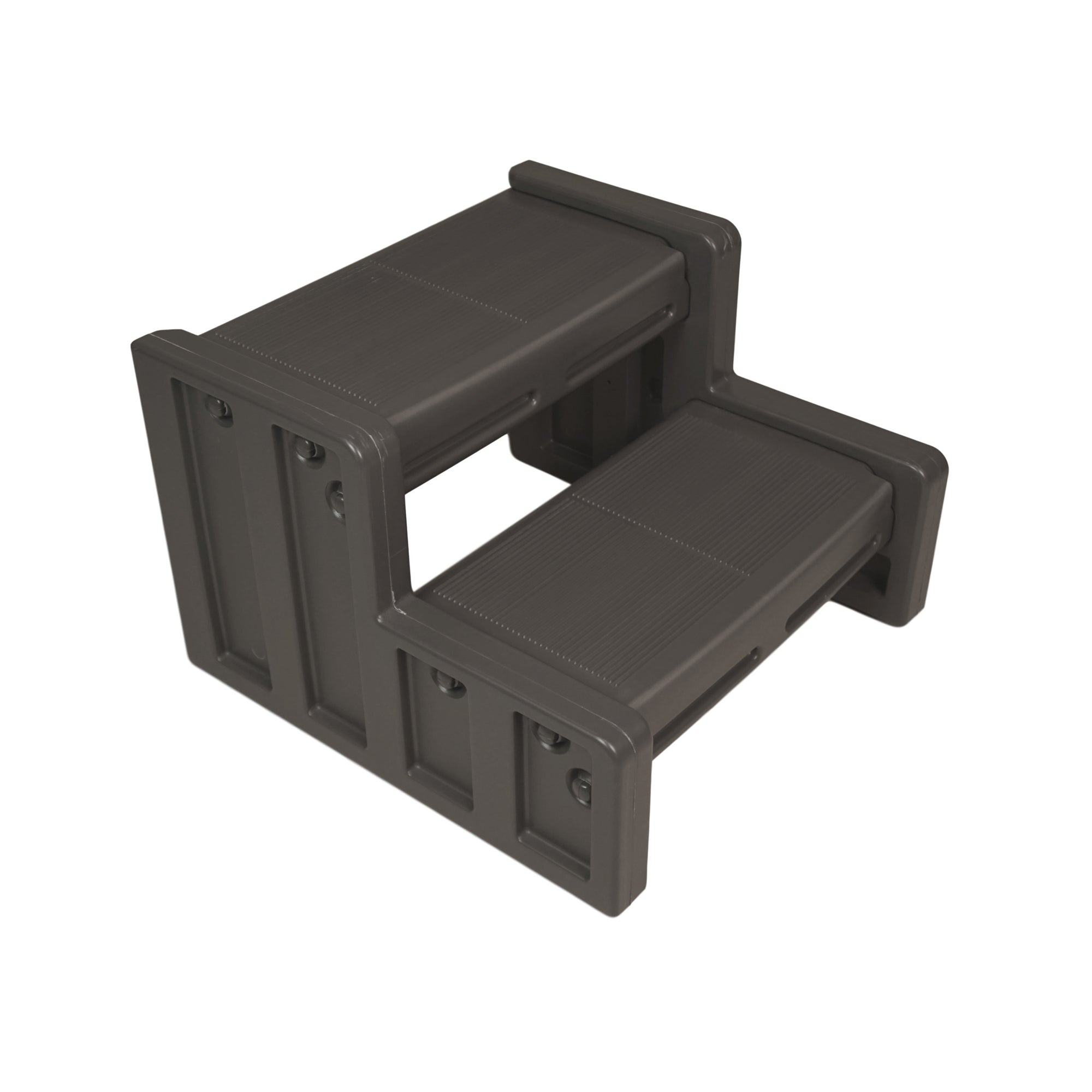 Vinyl Works 22 Inch Junior Resin Home Spa and Hot Tub Steps, Mocha (Used) - VMInnovations