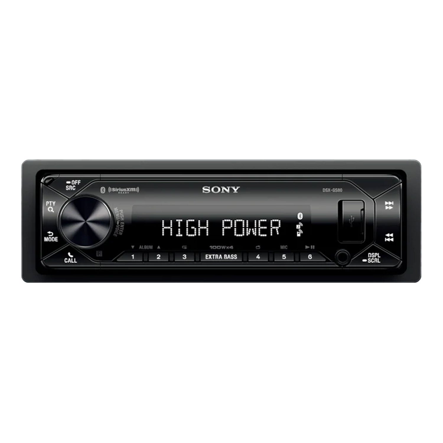 Sony Single DIN Bluetooth Media Receiver with Voice Control (Open Box)