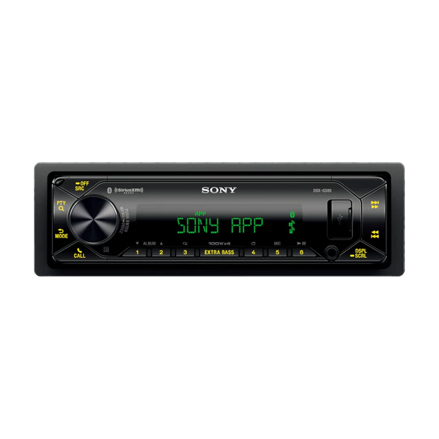 DSXGS80 4 x 100 Watt Single DIN Bluetooth Media Receiver w/ Voice Control (Used)