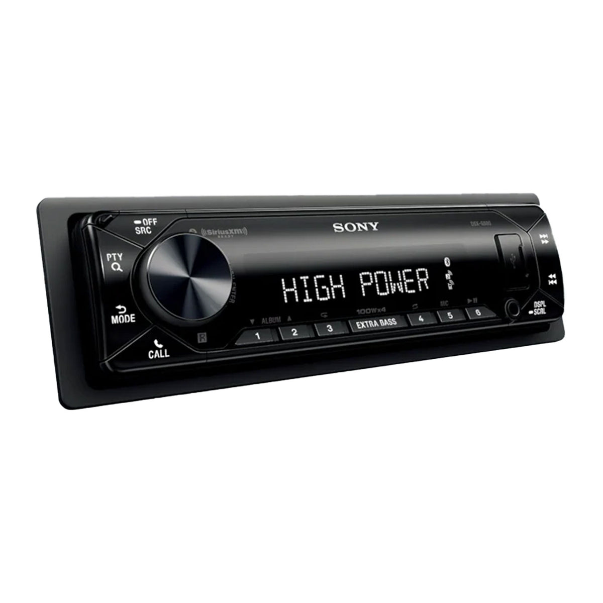 DSXGS80 4 x 100 Watt Single DIN Bluetooth Media Receiver w/ Voice Control (Used)
