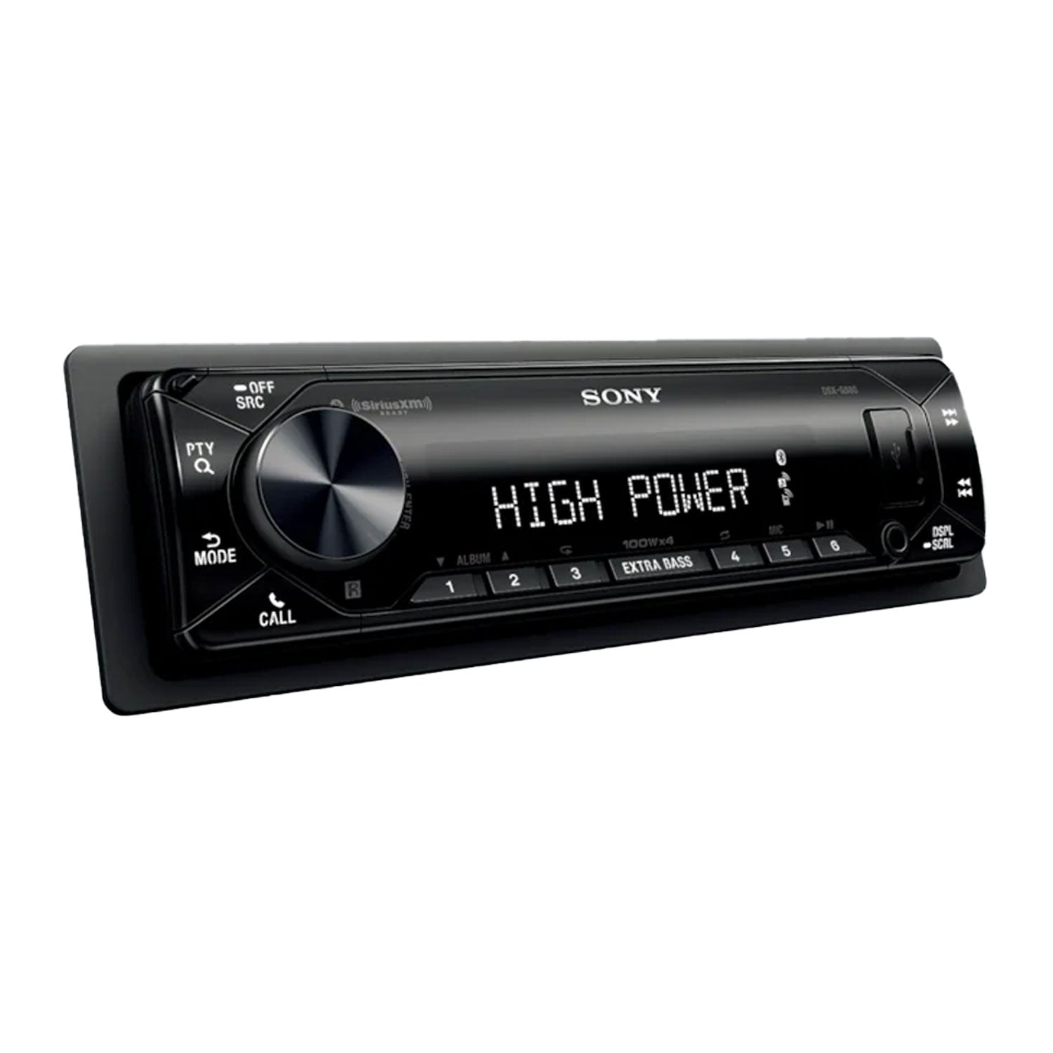 Sony Single DIN Bluetooth Media Receiver with Voice Control (Open Box)
