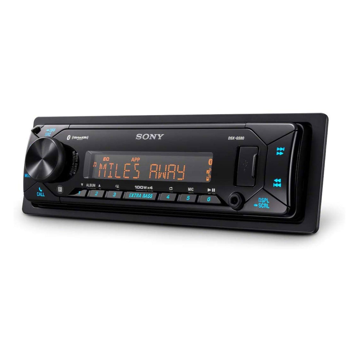 Sony Single DIN Bluetooth Media Receiver with Voice Control (Open Box)