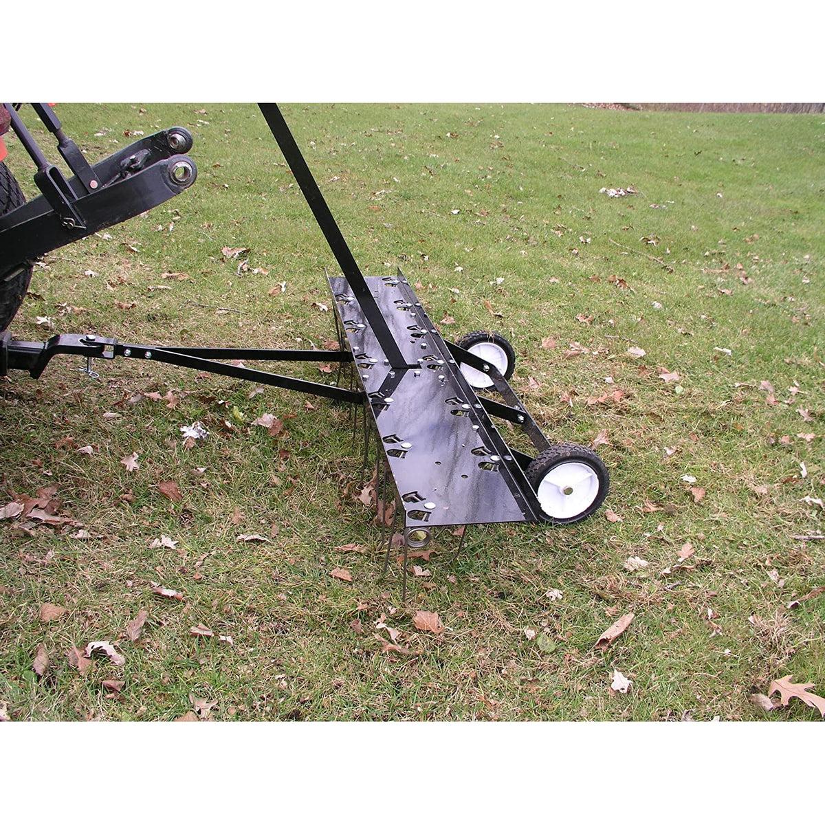 Yard Tuff DT-48T Steel Tine Tow Behind Lawn Dethatcher Pull Attachment, 48 Inch
