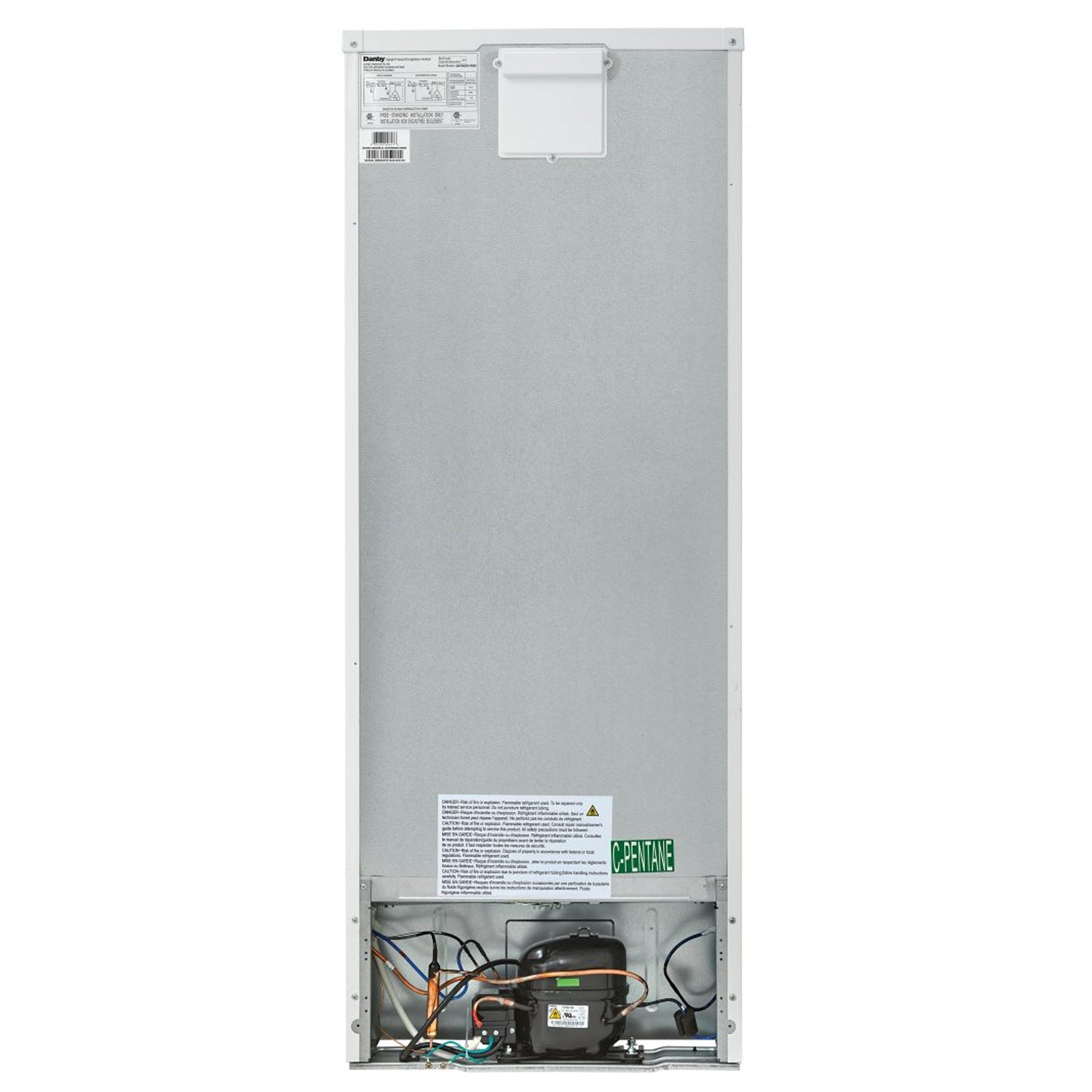 Danby Designer 5.9 Cubic Feet Storage Upright Deep Freezer, White (Damaged)