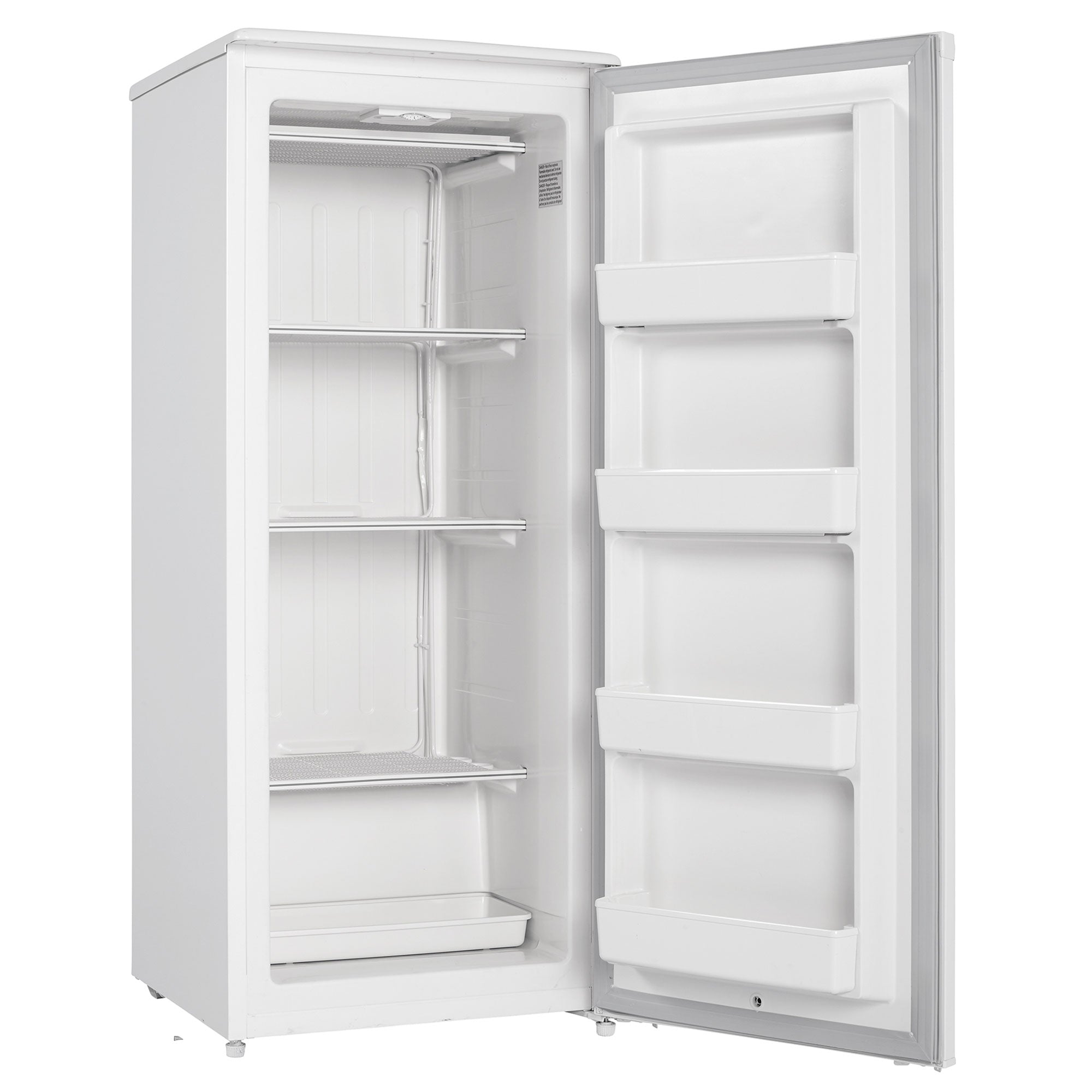 Danby Designer 8.5 Cu Ft Storage Upright Reversible Deep Freezer Cooler, White
