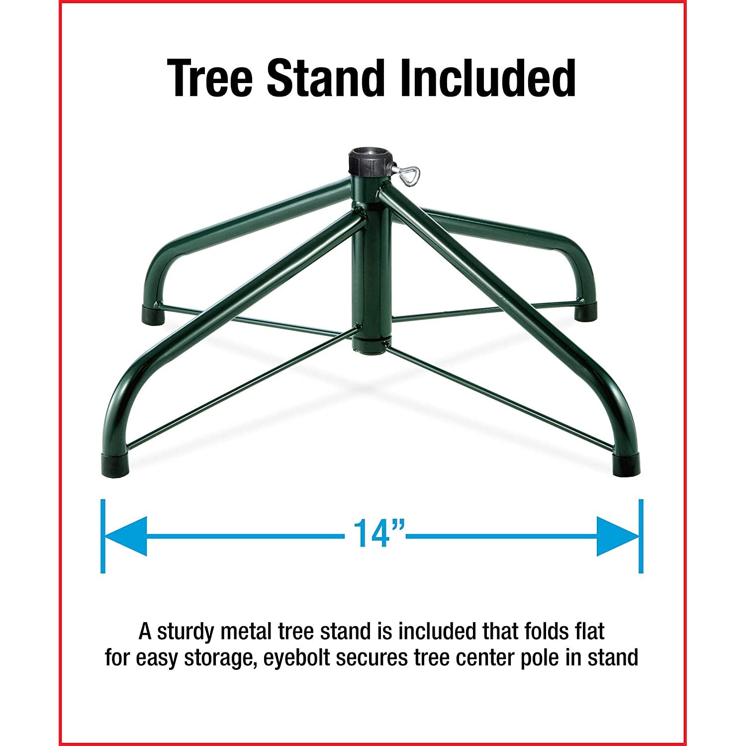 National Tree Company Dunhill Fir 4.5 Foot Prelit Tree with Lights (Open Box) - VMInnovations