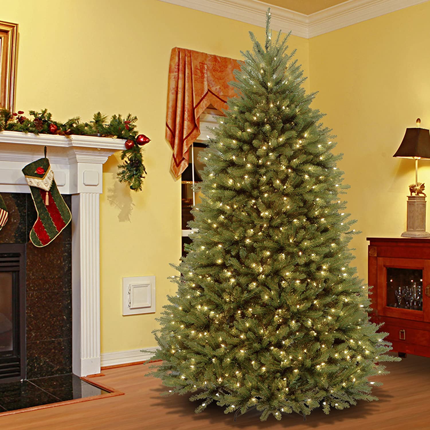 National Tree Company 6.5' Artificial Prelit Fir Christmas Holiday Tree (Used) - VMInnovations