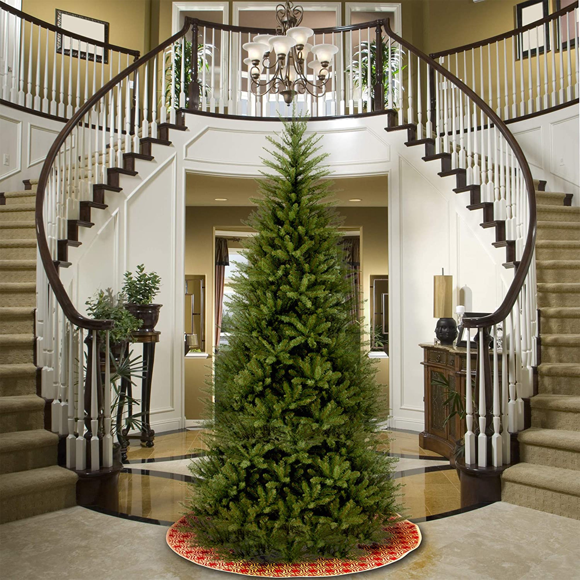 National Tree Company Slim Dunhill Fir 9-Foot Unlit Artificial Christmas Tree