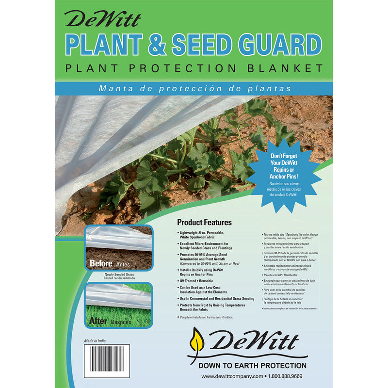 DeWitt Company 12 by 500 Feet of 5 Ounce Plant & Seed Winter Garden Guard Fabric
