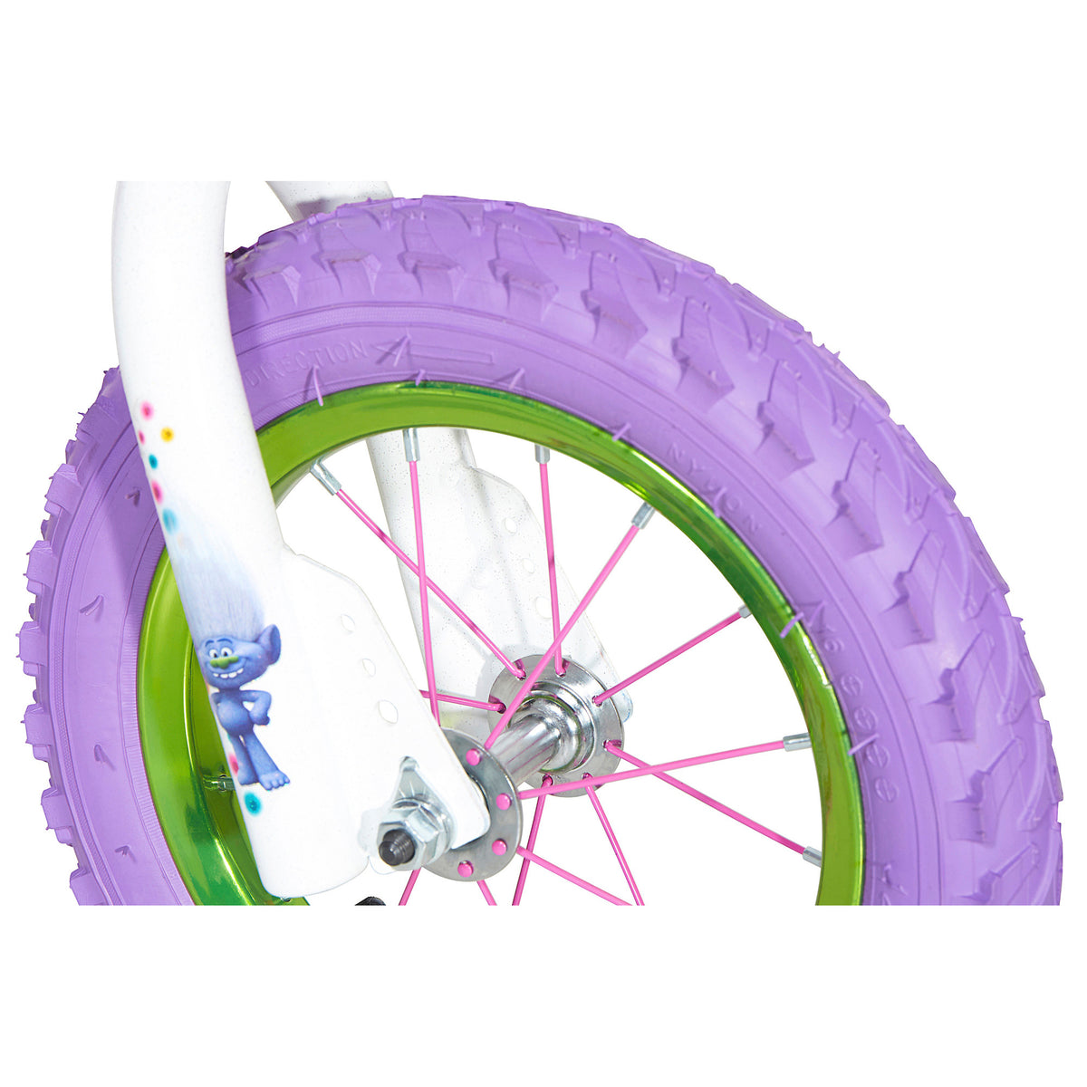 Dynacraft Children's Trolls Beginner BMX Street/Dirt Bike, 12-Inch (Open Box)