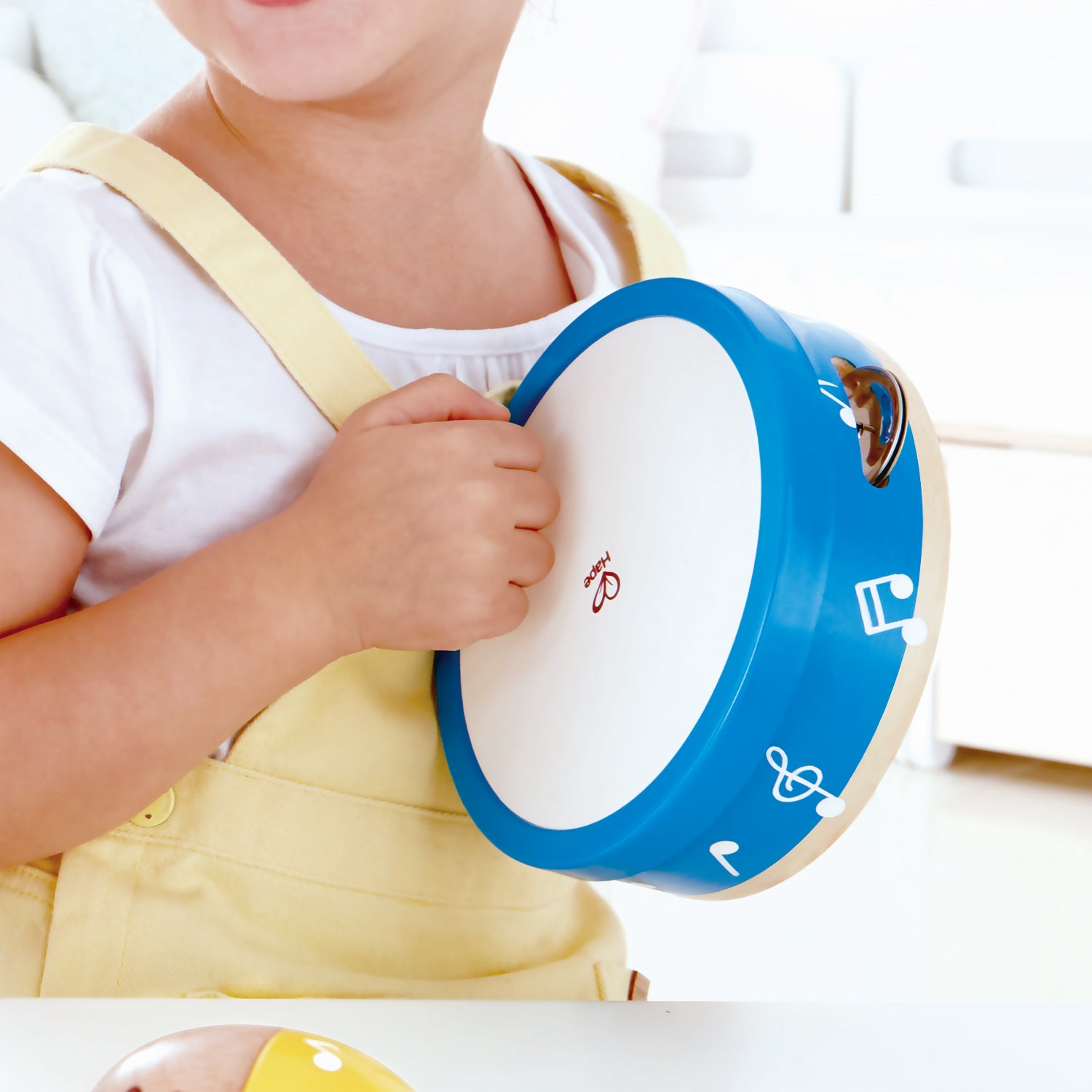 Hape Preschool Toddler Kids 5 Piece Wood Plastic Musical Toy Instrument Band Set (Refurbished)