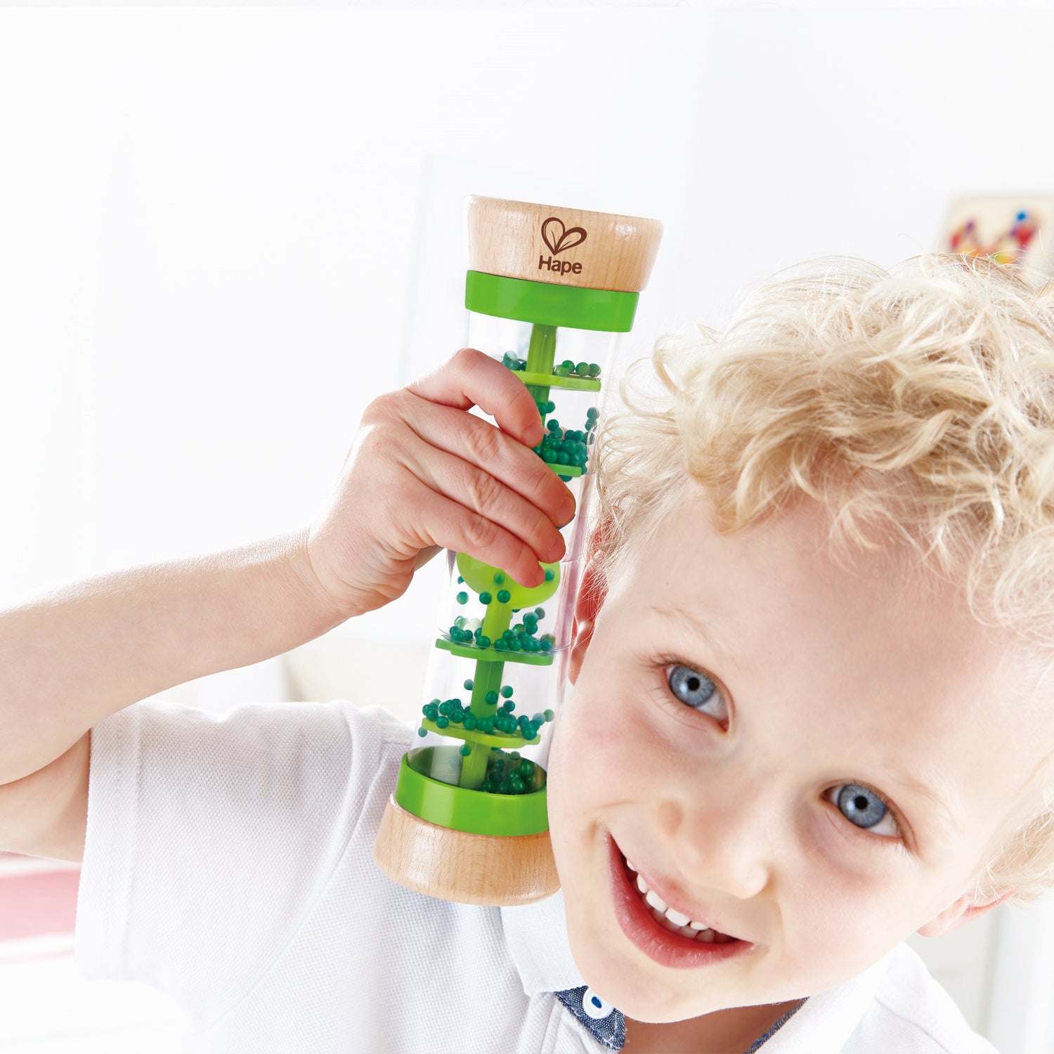 Hape Preschool Toddler Kids 5 Piece Wood Plastic Musical Toy Instrument Band Set (Refurbished)