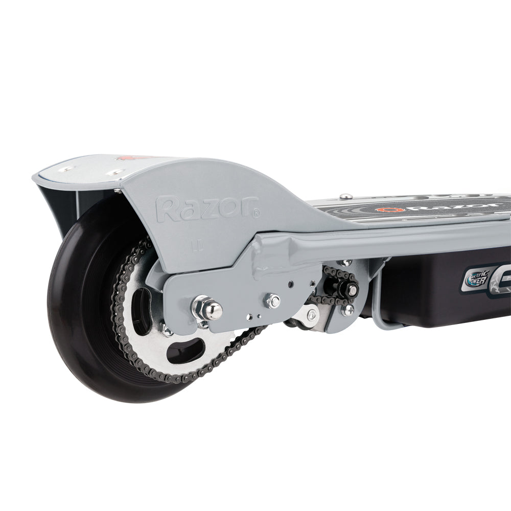 Razor E100 Kids 24V Electric Powered Ride On Scooter, Silver & Purple (2 Pack)