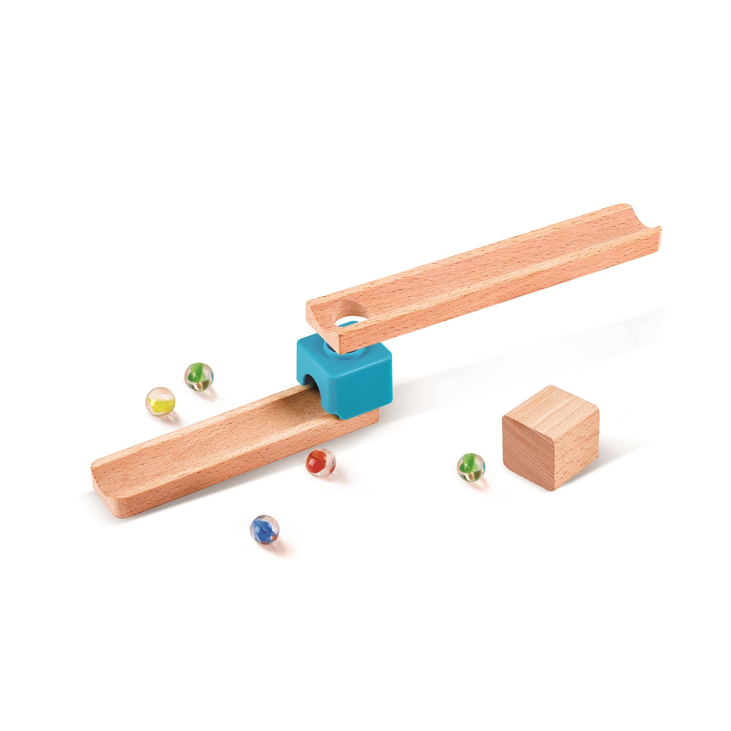 Hape Marble Mayhem Do It Yourself Wooden Buildable Marble Racetrack (Open Box) - VMInnovations