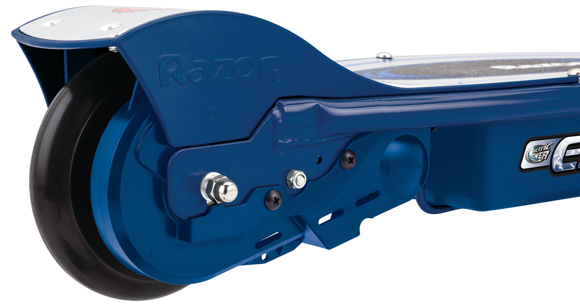 Razor E125 Kids Motorized 24V Electric Powered Ride On Scooter with Helmet, Blue - VMInnovations