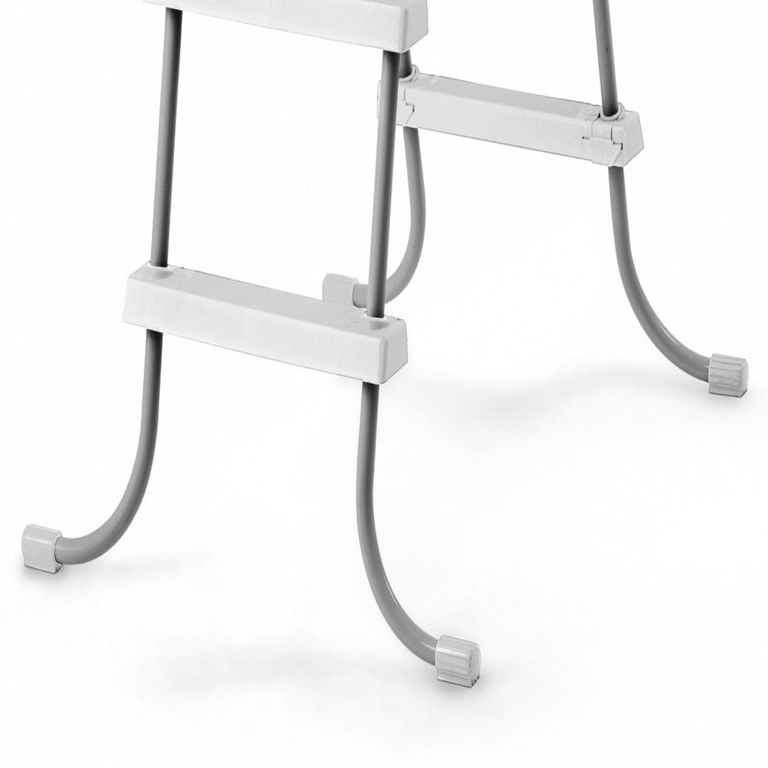 Intex Above-Ground Pool Ladder w/ Intex 10 x 2.5-Foot Pool Set with Filter Pump - VMInnovations
