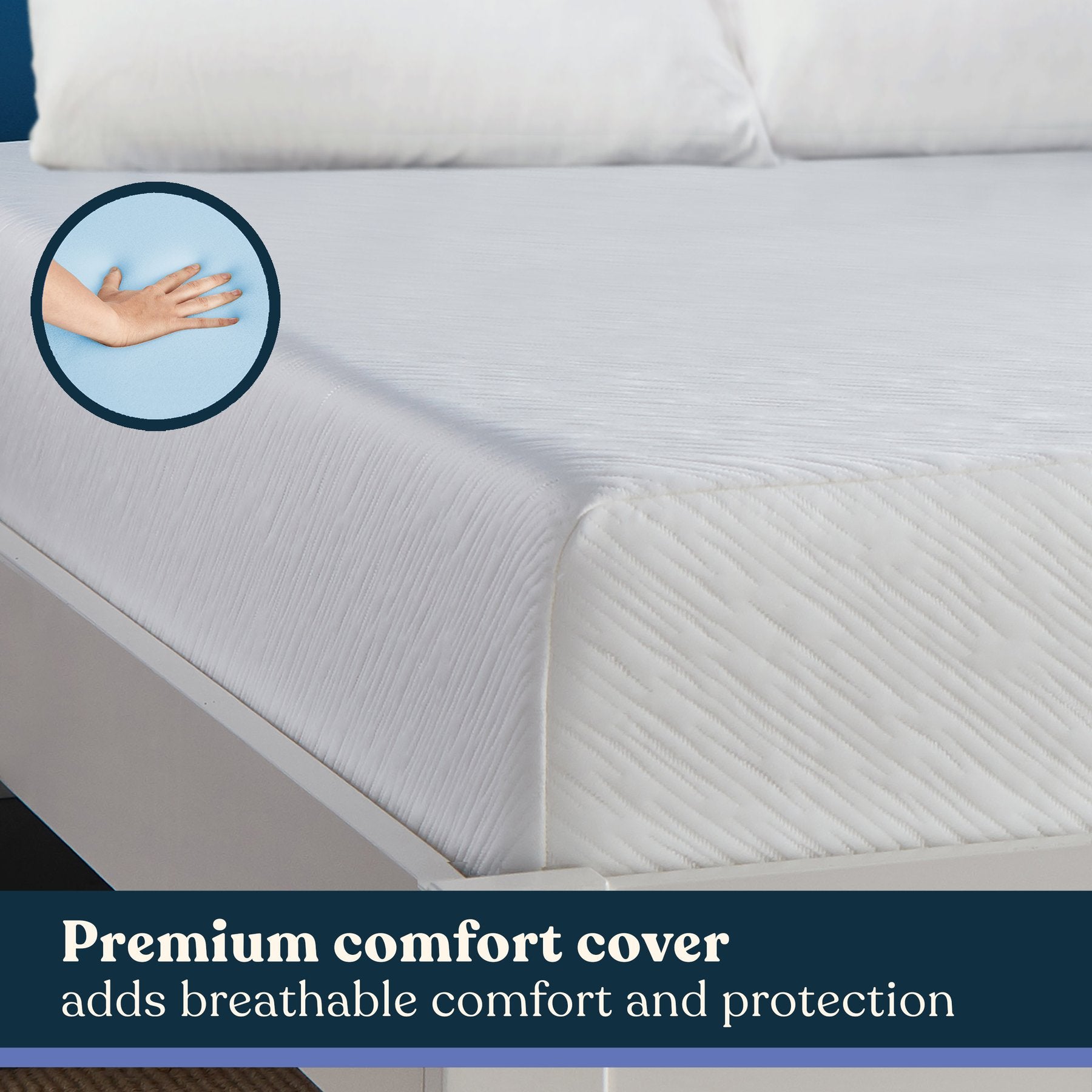 Early Bird Essential 10in Dual Layer Gel Memory Foam Mattress, California King