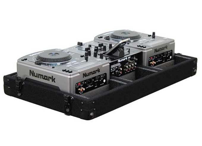 ODYSSEY CNDX200M1 Pro DJ Carpeted Portable Mixer Case for Numark iCD DJ IN A BOX