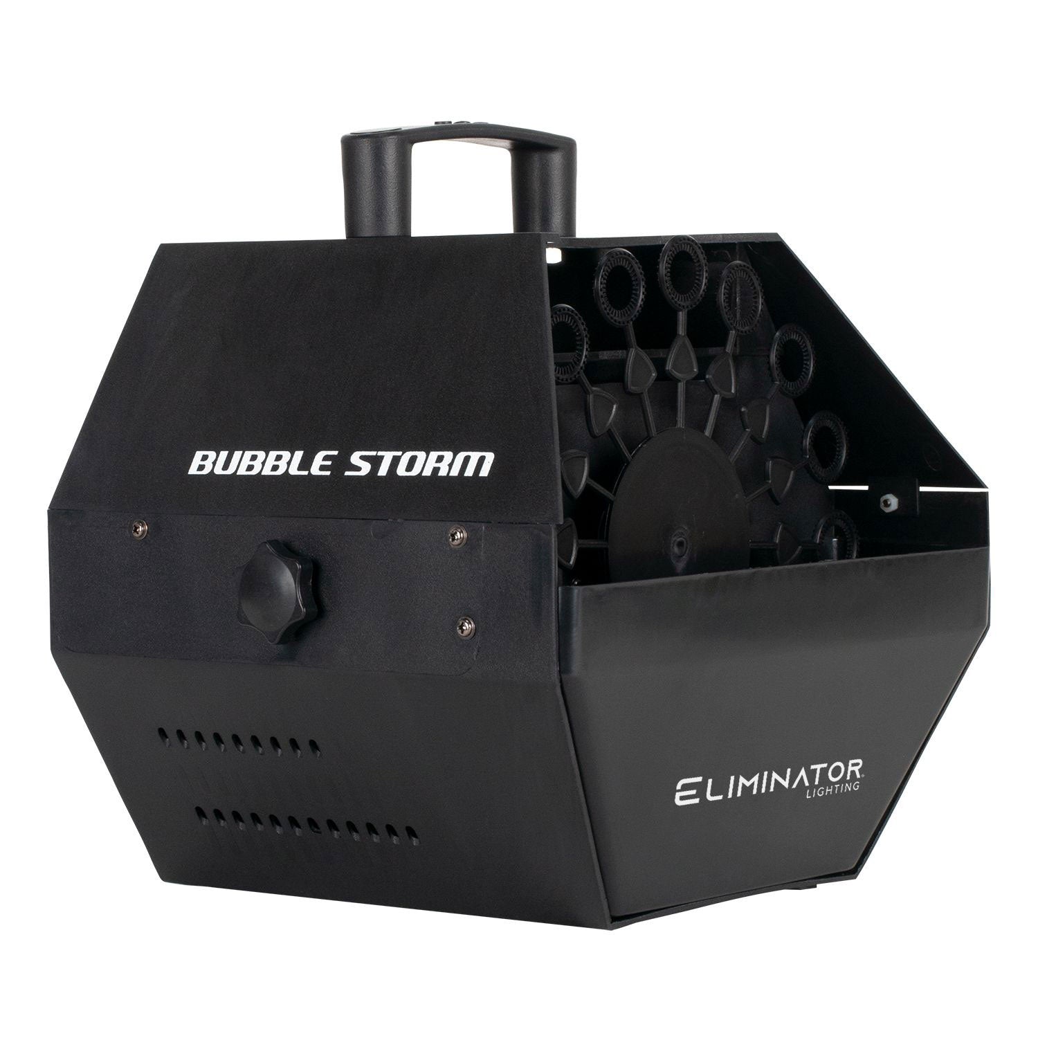 Eliminator Lighting Bubble Storm DJ Bubble Blower Machine w/ 1 Gal Bubble Juice - VMInnovations