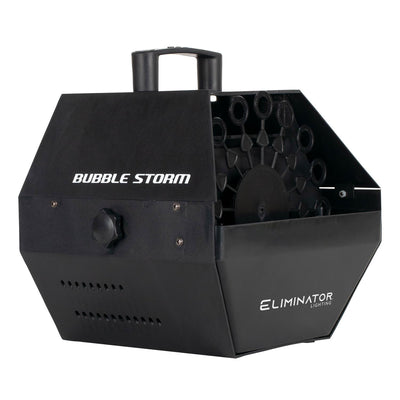 Eliminator Lighting Bubble Storm DJ Electric Bubble Blower Machine (2 Pack)