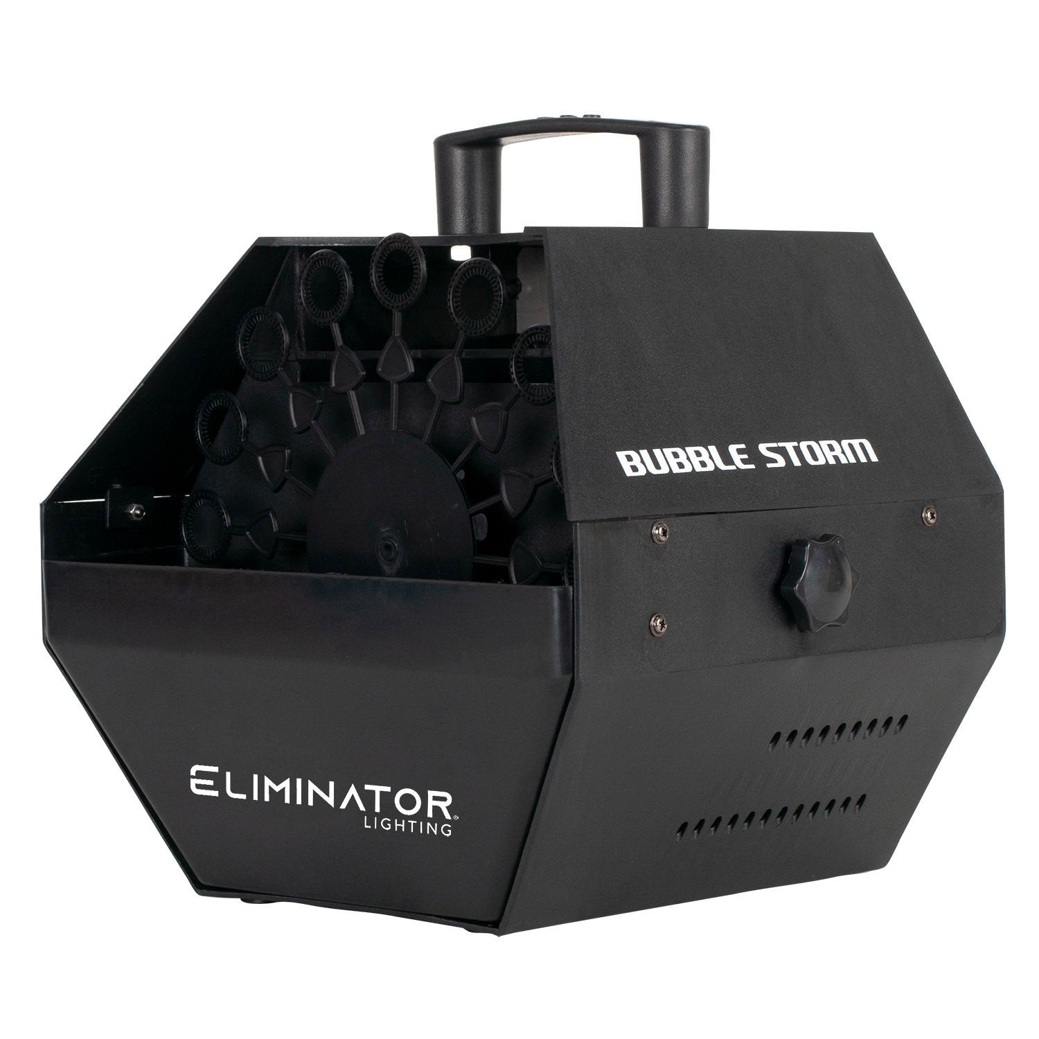 Eliminator Lighting Bubble Storm DJ Bubble Blower Machine w/ 1 Gal Bubble Juice - VMInnovations