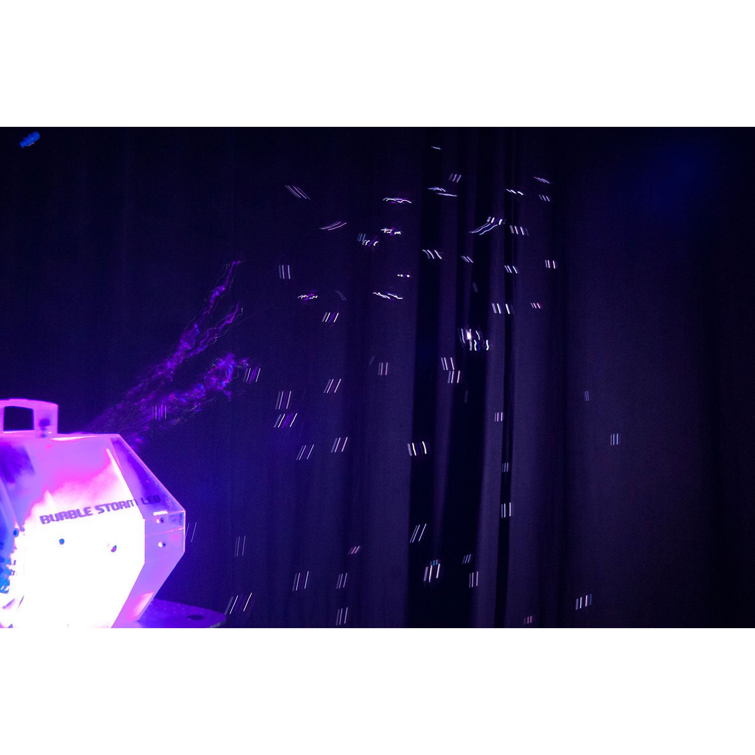 Eliminator Lighting Bubble Storm LED Portable DJ Bubble Machine w/ 1 Gal Fluid