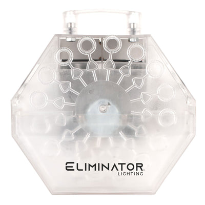 Eliminator Lighting Bubble Storm LED Color Changing DJ Bubble Machine (2 Pack)
