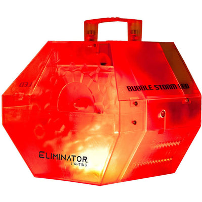 Eliminator Lighting Bubble Storm LED Portable DJ Bubble Machine w/ 1 Gal Fluid
