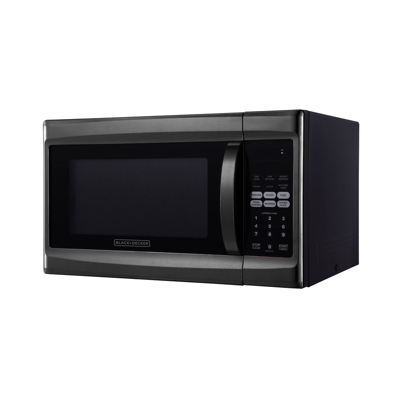 Black and Decker 1100 Watt 1.3 Cubic Feet Microwave Oven (Open Box)