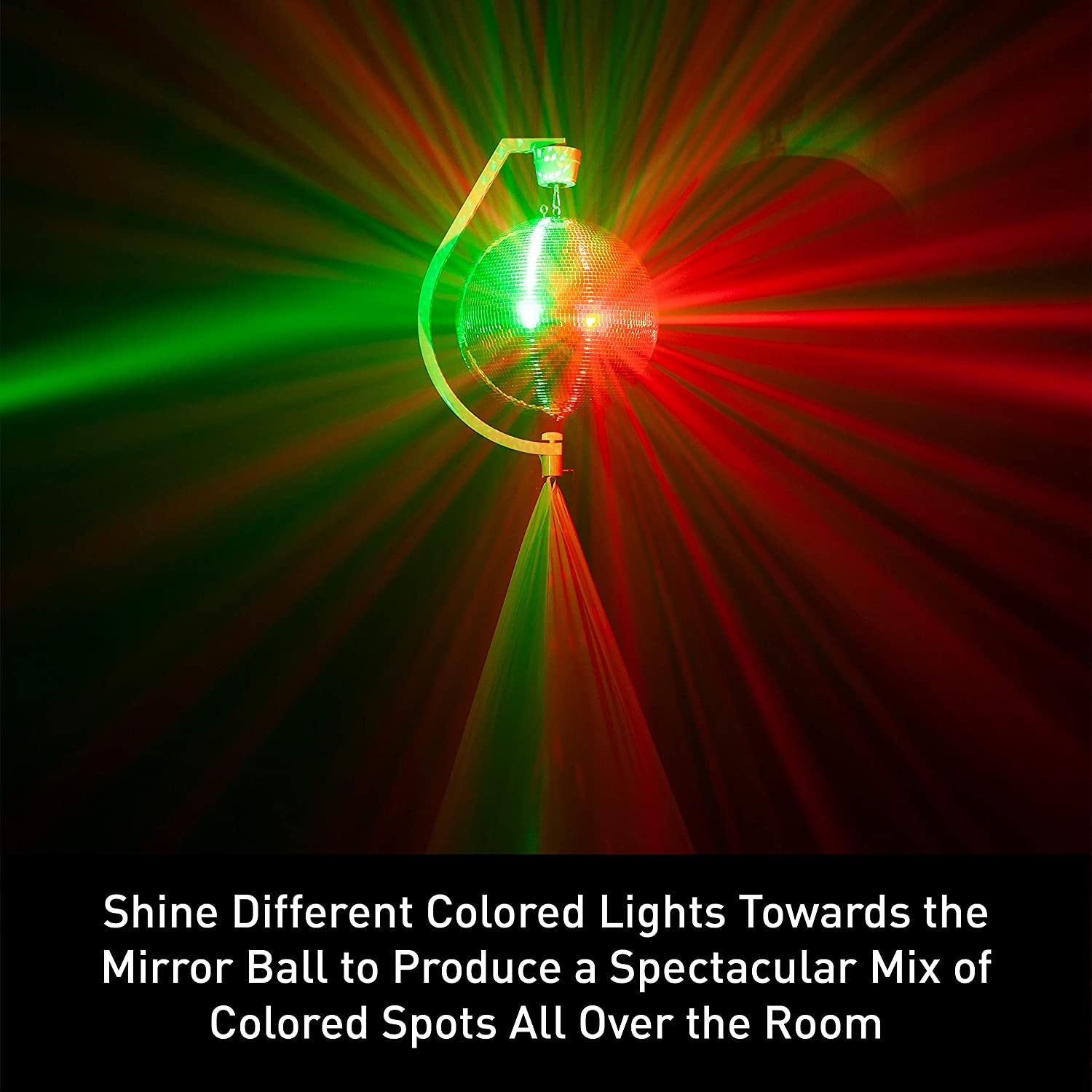Eliminator Lighting EM16 Hanging Mirror Ball and ADJ M-101HD Mirror Ball Motor