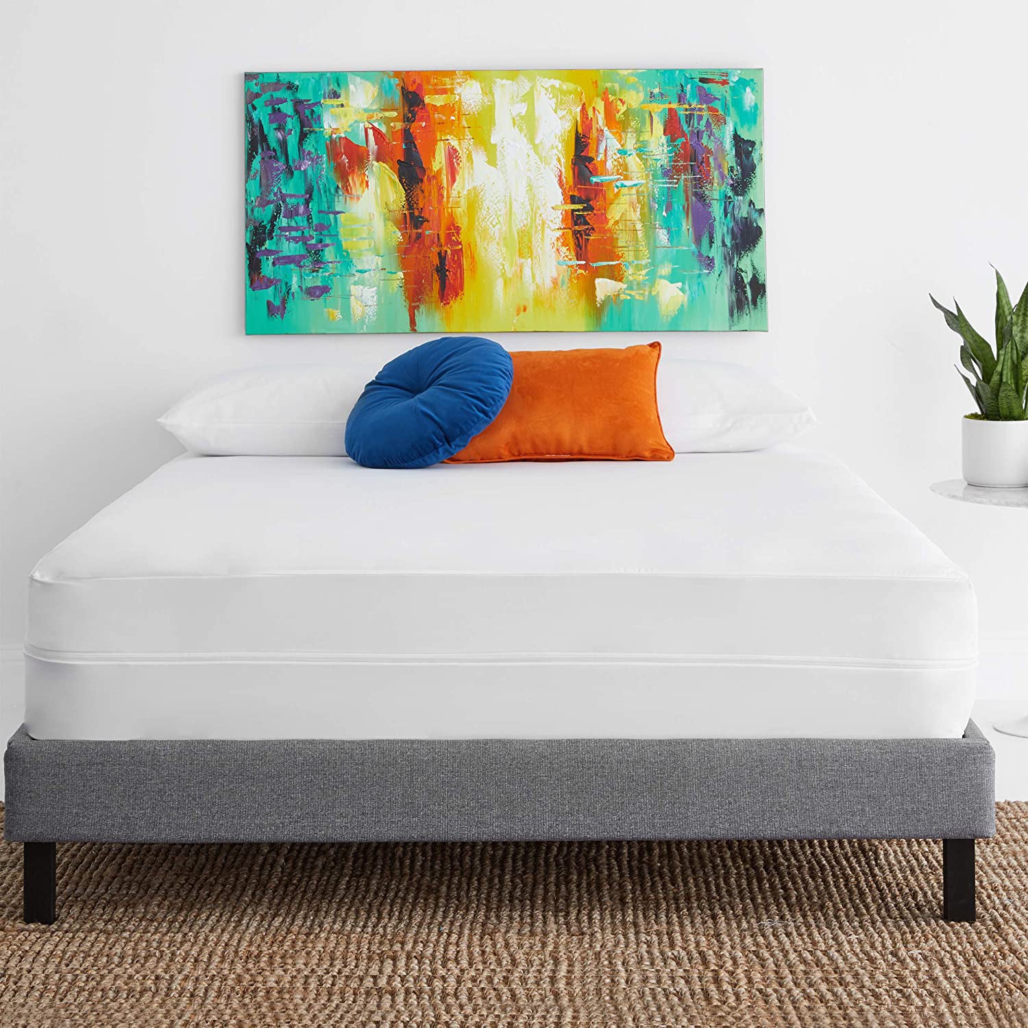 Early Bird Essentials Waterproof Zipper Enclosure Mattress Encasement, Twin