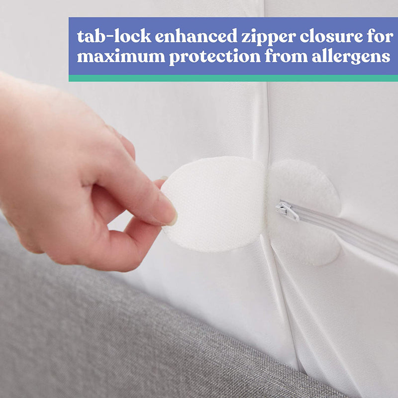 Early Bird Essentials Waterproof Zipper Enclosure Mattress Encasement, Full