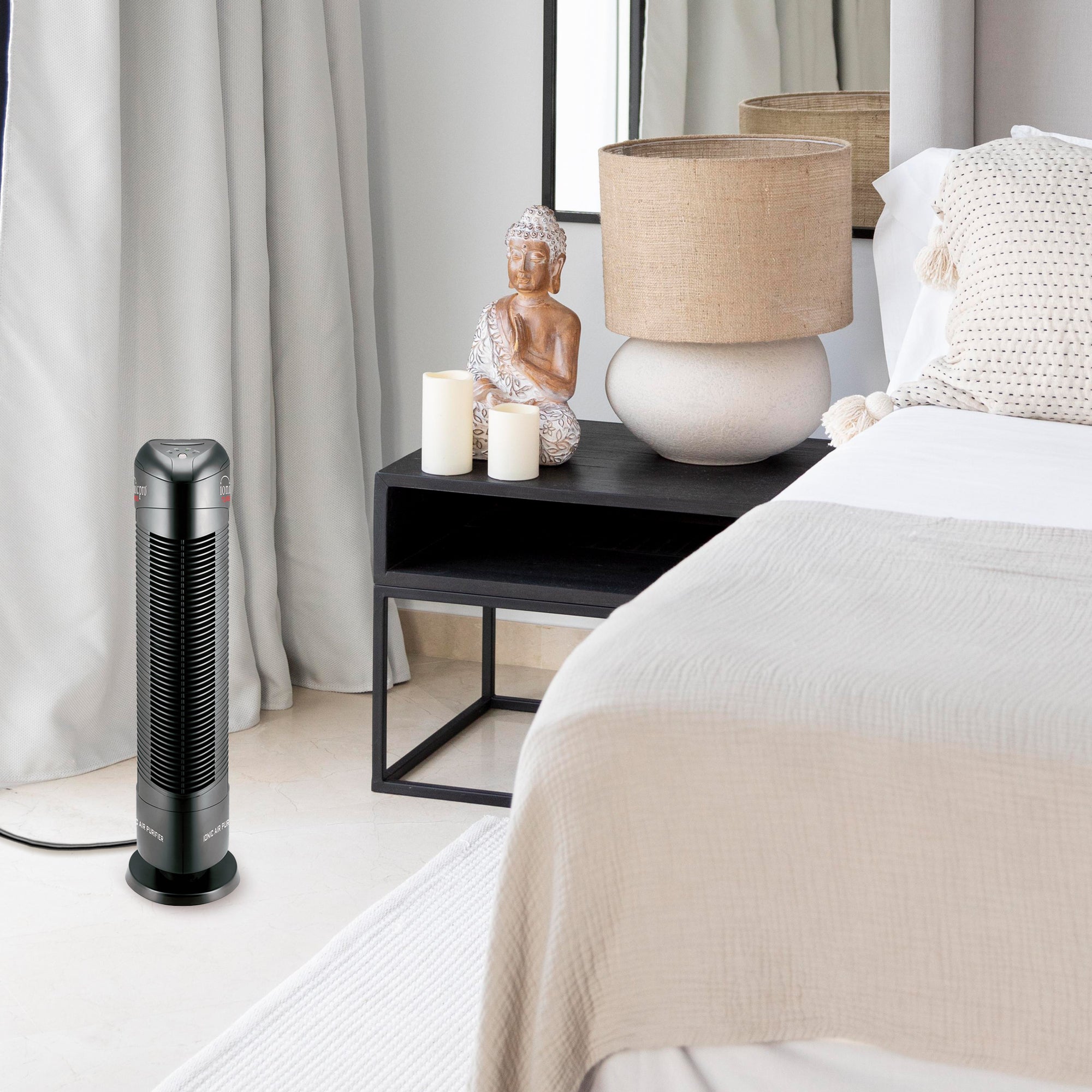 ENVION Ionic Pro Turbo Large Room HEPA Air Purifier Tower w/ 3 Speeds (Used) - VMInnovations